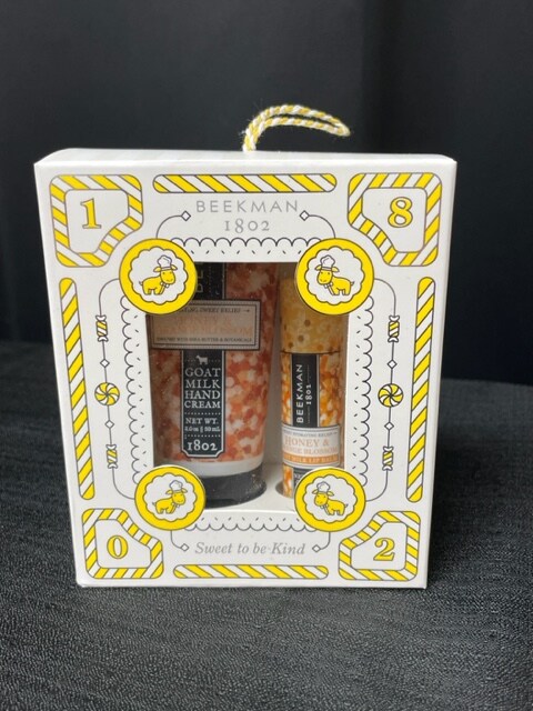 Beekman 1802 Honey & Orange Blossom Hand Cream and Lip Balm Set